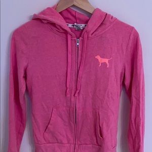PINK pink, zip up, thin jacket